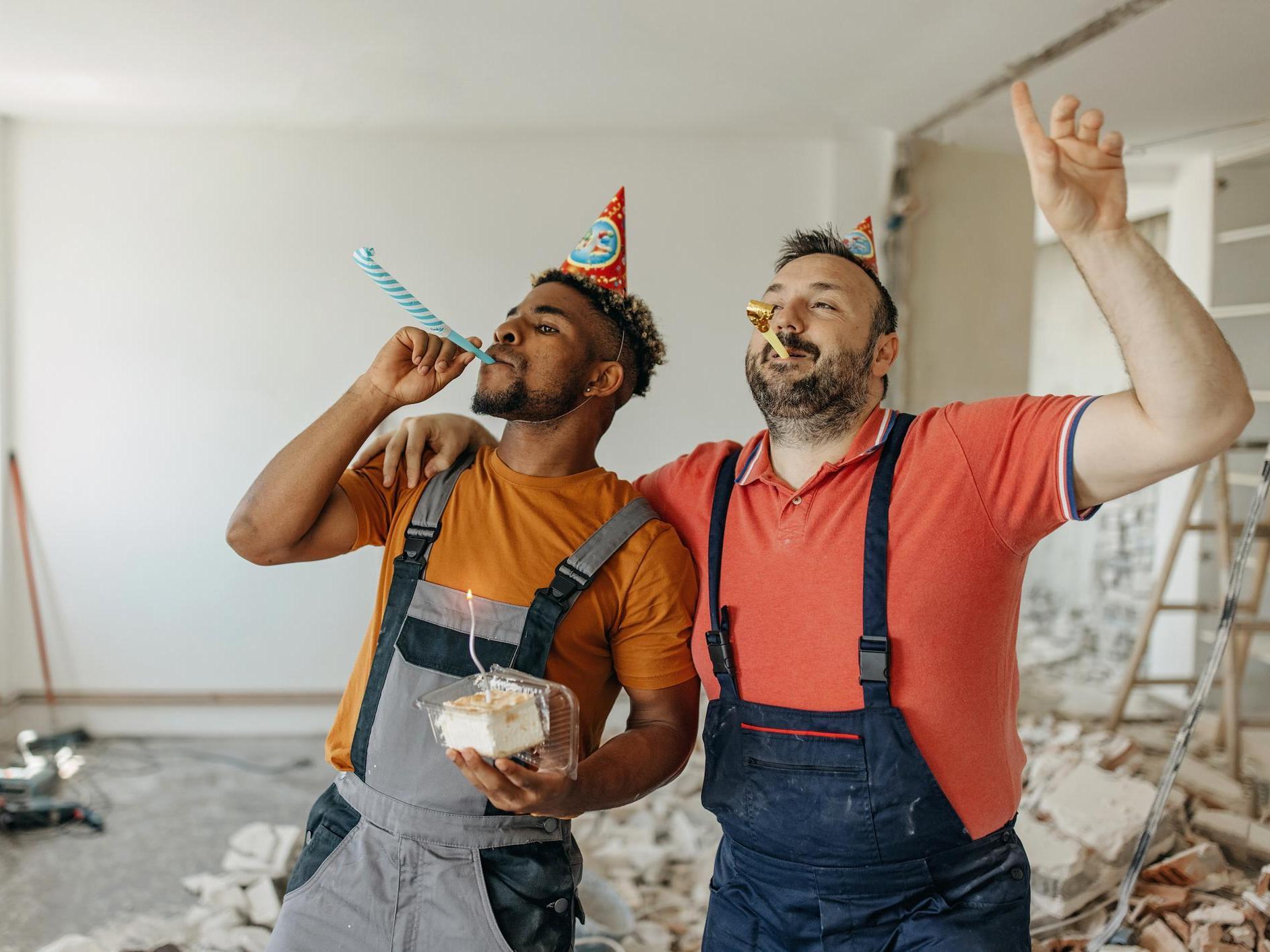 Verjaardag vieren op het werk